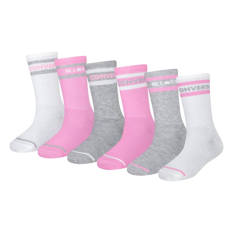 Converse Sportsocken "CHN BASIC WORDMARK CREW 6PK" 6 Stk. tlg. für Kinder von Converse