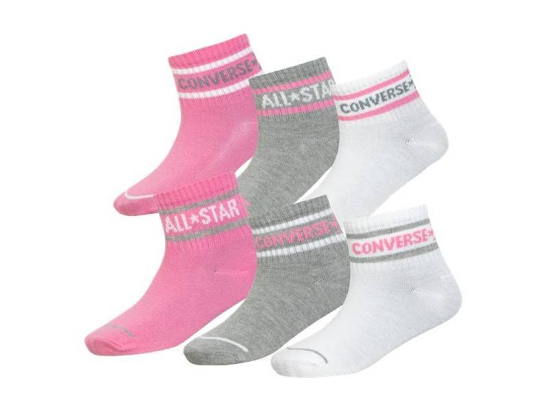 Converse Sportsocken CHN BASIC WORDMARK QTR 6PK (6-Paar) für Kinder von Converse
