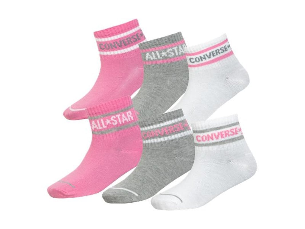 Converse Sportsocken "CHN BASIC WORDMARK QTR 6PK" 6 Paar tlg. für Kinder von Converse