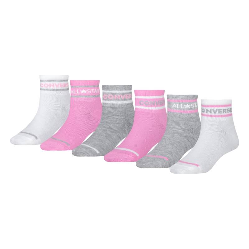 Converse Sportsocken "CHN BASIC WORDMARK QTR 6PK" 6 Stk. tlg. für Kinder von Converse