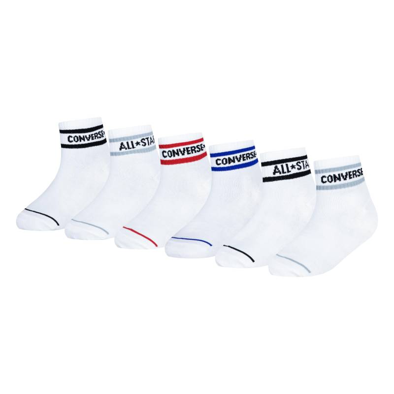 Converse Sportsocken "CHN BASIC WORDMARK QTR 6PK" 6 Stk. tlg. für Kinder von Converse