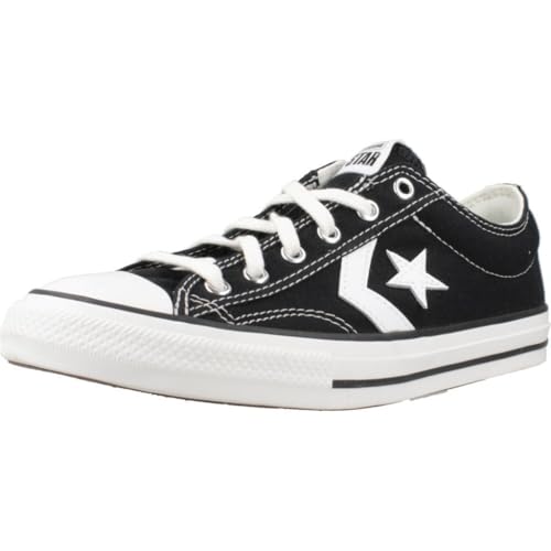 Converse Jungen Star Player 76 Foundational Canvas Sneaker, Black Vintage White Egret, 38 EU von Converse