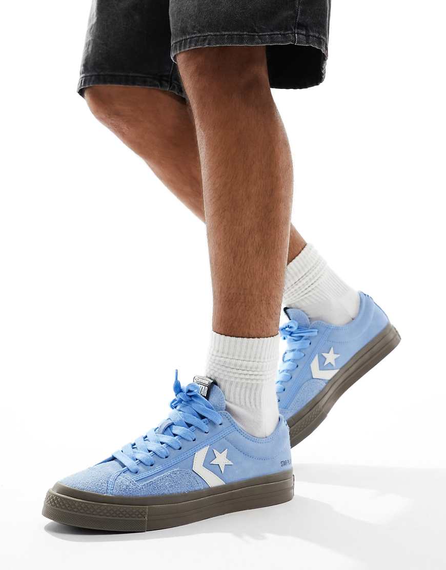 Converse - Star Player 76 Ox - Sneaker in Blau mit Wildlederkappe von Converse
