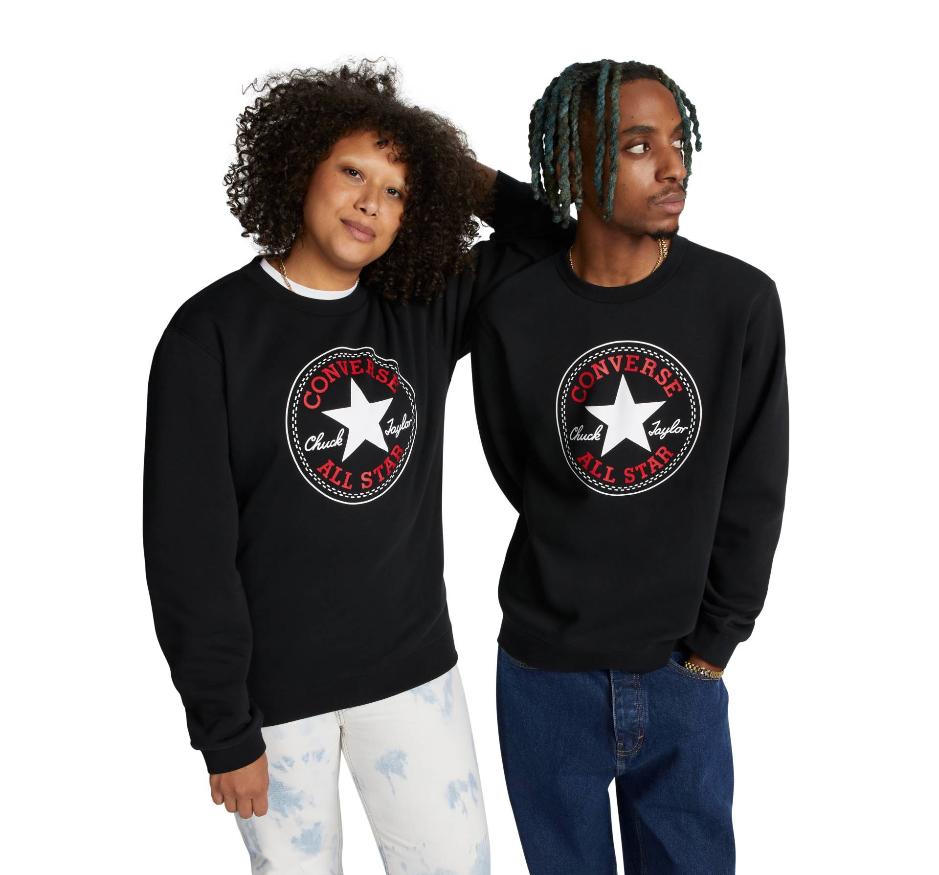 Converse Sweatshirt "UNISEX ALL STAR PATCH BRUSHED BACK" von Converse