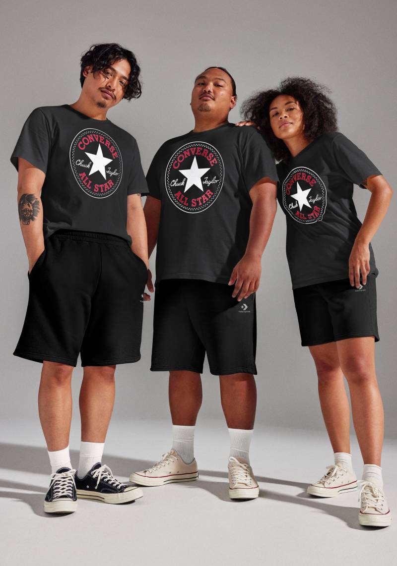 Converse T-Shirt "CONVERSE GO-TO ALL STAR PATCH STANDARD-FIT T-SHIRT" 1 Stk. tlg. Unisex von Converse