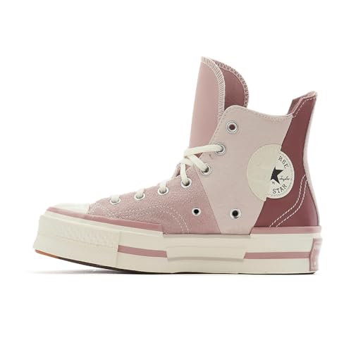 Converse - Turnschuhe Chuck 70 HI aus Canvas, grau-Rose (4.5) von Converse