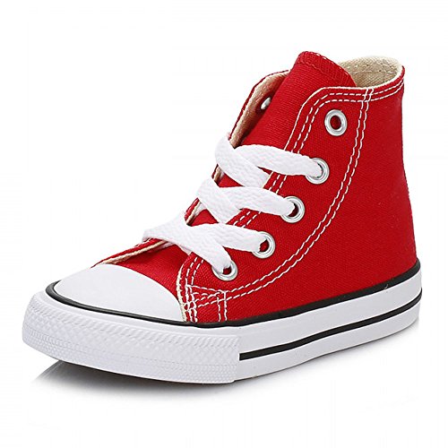 Converse Unisex Baby Chuck Taylor All Star High Hausschuhe, Rot (Red 600), 18 EU von Converse