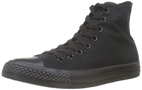 Converse Unisex Chuck Taylor AS Plaid Hi Sportschuhe mit Schnürung, Schwarz - Black Monochrome - Größe: Men's 4.5, Women's 6.5 Medium von Converse