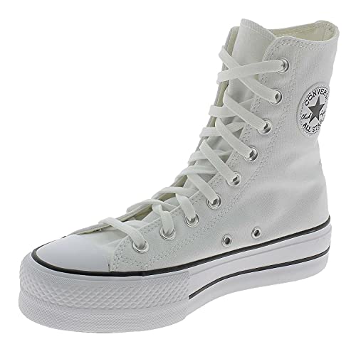 CONVERSE CHUCK TAYLOR| Lonas mujer Converse 170051C-102 zapatillas moda juvenil color blanco altas con cordones con plataforma von Converse