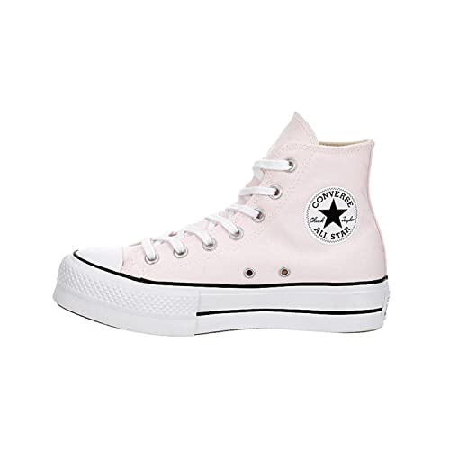 Converse Unisex-Erwachsene CTAS Lift Hi Weiß/Schwarz/Weiß Sneaker, Pink/Blassrosa/Weiß/Schwarz, 9.5 Women/7.5 Men von Converse