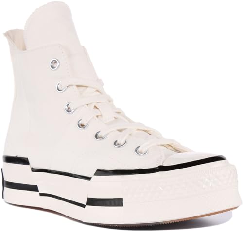 Converse Unisex-Sneaker, cremefarben, Größe 43, Egret/Black/Egret, 9.5 Women/7.5 Men Converse Unisex-Sneaker, cremefarben, Größe 43, Egret/Black/Egret, 9.5 Women/7.5 Men von Converse