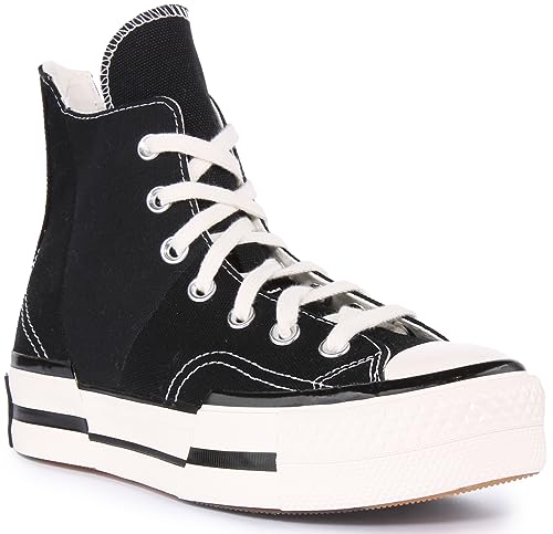 Converse - Turnschuhe Chuck 70 HI aus Canvas, schwarz-schwarz (9.5) von Converse