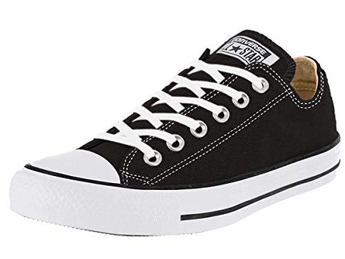 Converse Unisex Erwachsene Chuck Taylor All Star Canvas Sneaker, Schwarz - Schwarze und weiße Sohle - Größe: 43 EU von Converse