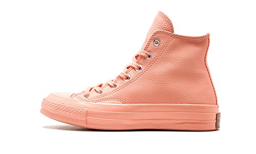 Converse Unisex-Erwachsene Chuck Taylor CTAS 70 Hi Leather Fitnessschuhe, Orange (Pale Coral/Saddle/Pale Coral 689), 46 EU von Converse