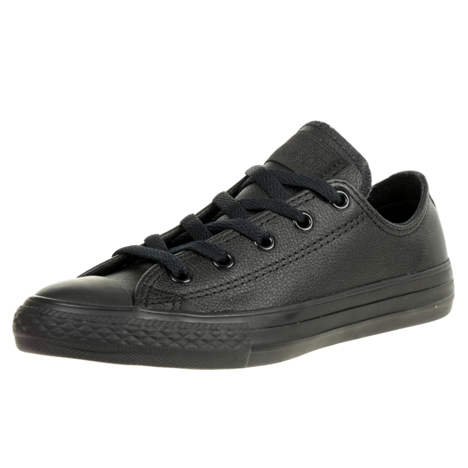 Converse Unisex Kinder CT Ox Leder Sneaker Low-Top 343913C Schwarz von Converse