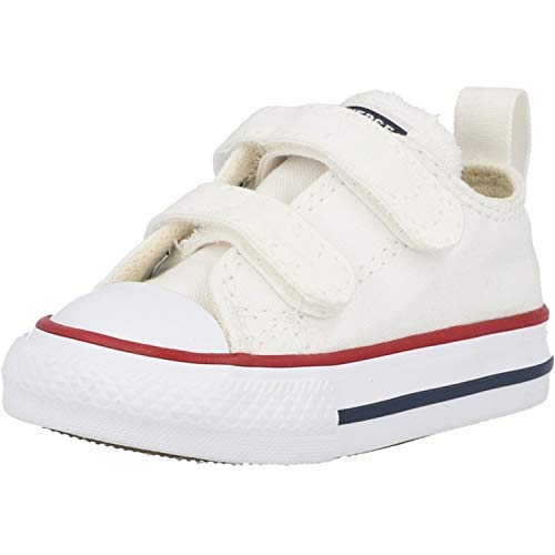 Converse Unisex Kinder ctas 2v oxx plimsolls, White Garnet White 102 Optical White, 24 EU von Converse