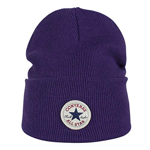 Converse Unisex Mütze Chuck Patch Beanie Sustainable Concord (lila) von CONVERSE ALL STAR