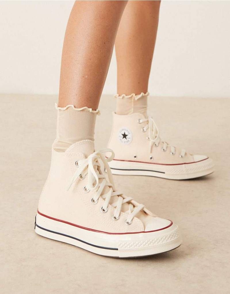Converse Wide Fit - Chuck 70 Hi - Sneaker in Cremeweiß, weite Passform von Converse