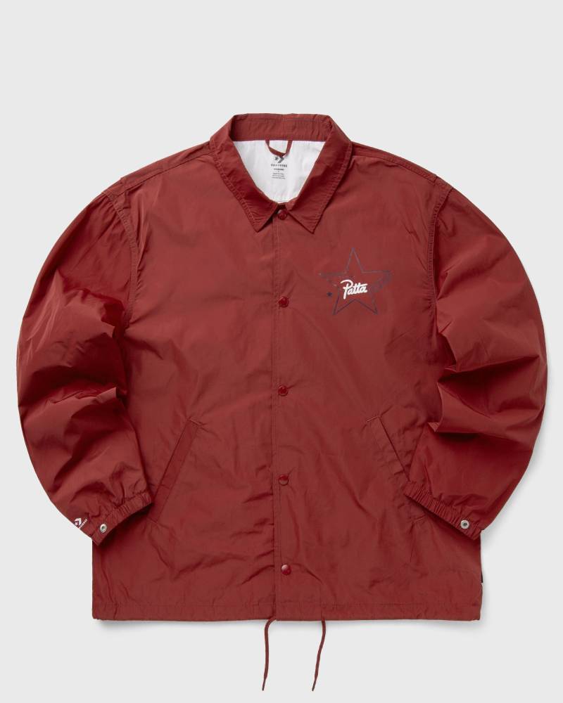 Converse X Patta Coaches Jacket men Overshirts red in Größe:XL von Converse