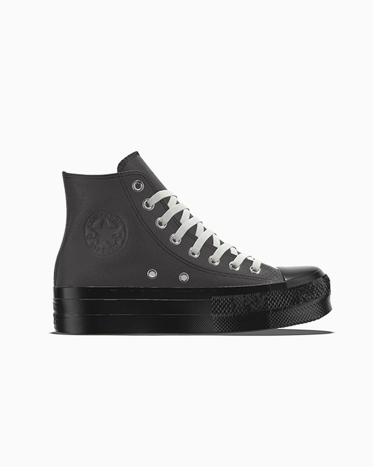 Custom Chuck Taylor All Star Lift Platform Leather By You von Converse
