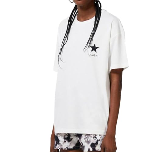 converse Infill Star Damen-T-Shirt, Weiß, weiß, Large von Converse