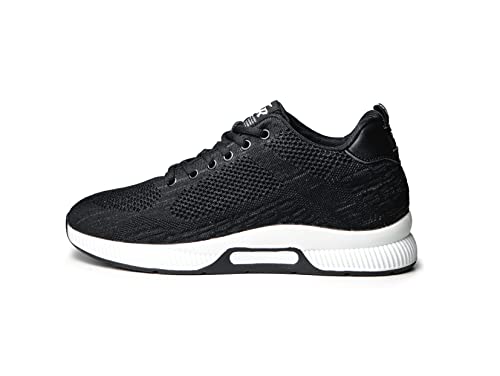 Conzuri Offizielle V2 Cloud Runners Schuhe für Herren - Höhensteigende Schuhe erhöhen Ihre Körpergröße um 6,1 cm - Aufzugsschuhe für Freizeit-/Berufseinstellungen, Stealth Black, 41.5 EU von Conzuri