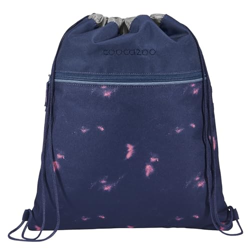 Coocazoo Turnbeutel „Arctic Midnight”, lila-rosa, mit Reißverschlussfach und Kordelzug, reflektierende Elemente, Schlaufen zur Befestigung am Schulrucksack, 10 Liter, ab der 3. Klasse von Coocazoo