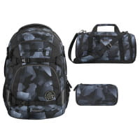 coocazoo MATE Schulrucksack-Set 3tlg Grey Rocks von Coocazoo