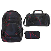 coocazoo MATE Schulrucksack-Set 3tlg Lava Lines von Coocazoo