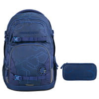 coocazoo PORTER Schulrucksack-Set 2tlg Blue Motion von Coocazoo