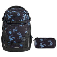 coocazoo PORTER Schulrucksack-Set 2tlg Midnight Dust von Coocazoo