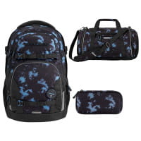 coocazoo PORTER Schulrucksack-Set 3tlg Midnight Dust von Coocazoo