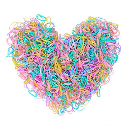 Cooetr 1000 Stück Haargummis Mehrfarbige Mini Elastische Haargummis bänder,für Weiche Elastische Bänder für Kinderhaar,Kinder Mädchen Damen Zöpfe, Hochzeit, Frisur und Mehr Cooetr 1000 Stück Haargummis Mehrfarbige Mini Elastische Haargummis bänder,für Weiche Elastische Bänder für Kinderhaar,Kinder Mädchen Damen Zöpfe, Hochzeit, Frisur und Mehr von Cooetr