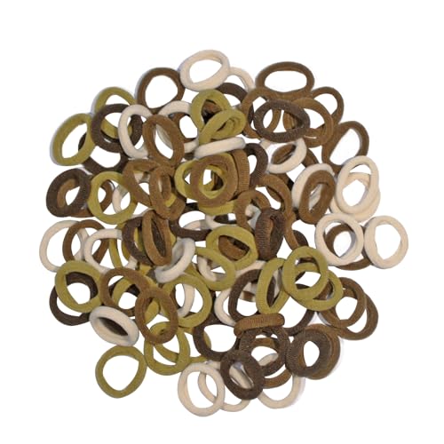 Cooetr Haargummi Baby - Mini Nahtlose Haarband Mehrfarbig für Mädchen & Kinder (100 Stück) von Cooetr