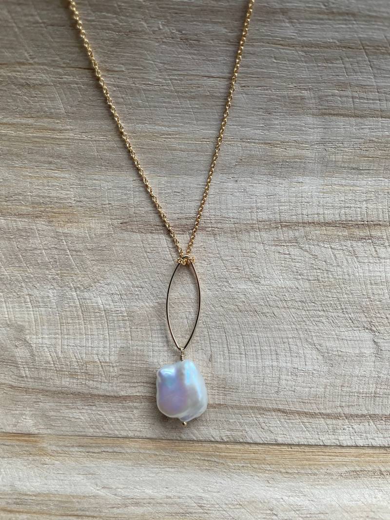 D E L I G H T | Süßwasserperlen Lange Kette Perlenschmuck Barocke Perlenkette Goldene Einzigartige D E L I G H T | Süßwasserperlen Lange Kette Perlenschmuck Barocke Perlenkette Goldene Einzigartige von Cook2Flourish