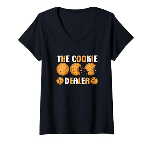 Damen Der Cookie-Händler T-Shirt mit V-Ausschnitt Damen Der Cookie-Händler T-Shirt mit V-Ausschnitt von Cookie Dealer Tees