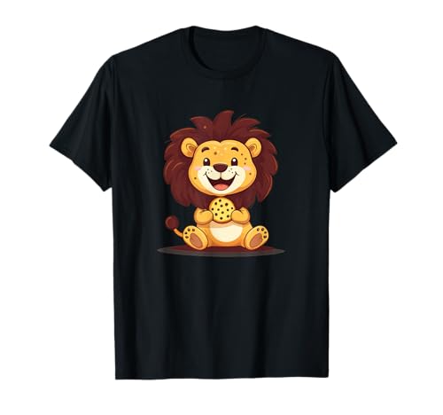 Süßer Löwe mit Schokoladenkeks-Kostüm für Erwachsene und Kinder T-Shirt von Cookie Lion
