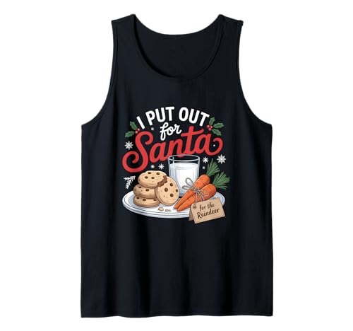I Put Out for Santa Christmas Rentier Karotte Cookies Women Tank Top I Put Out for Santa Christmas Rentier Karotte Cookies Women Tank Top von Cookies For Santa Carrot for Reindeer Xmas