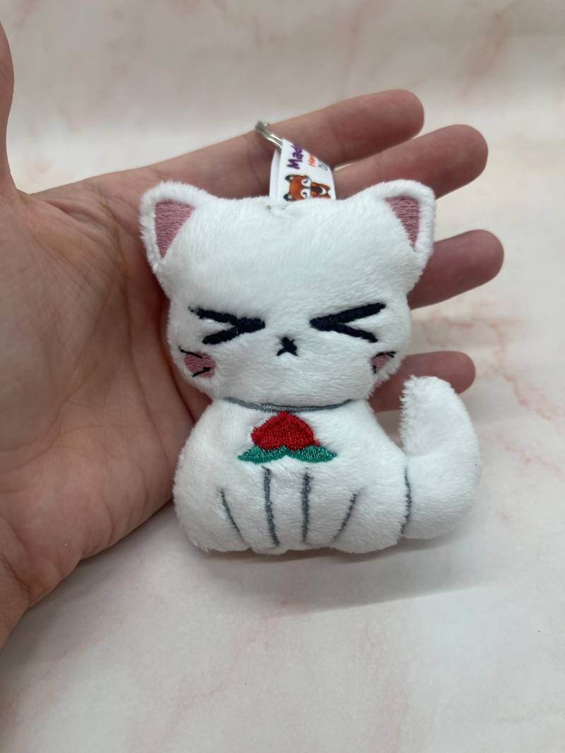 Hakuto Cute Cat My New Boss Is Goofy Cosplay Costum Fanart Plush Keychain von CookiesPlushWorld