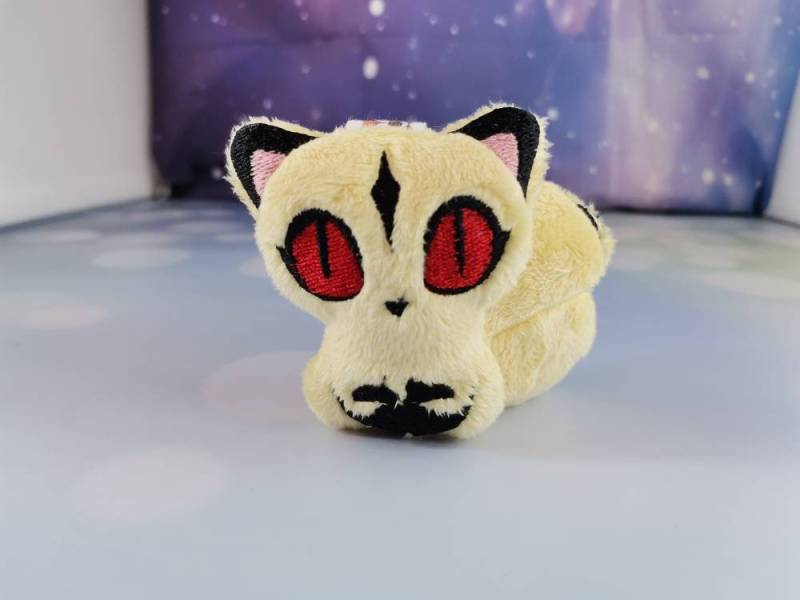 Kirara Demon Cat Custom Fanart Plush Keychain von CookiesPlushWorld