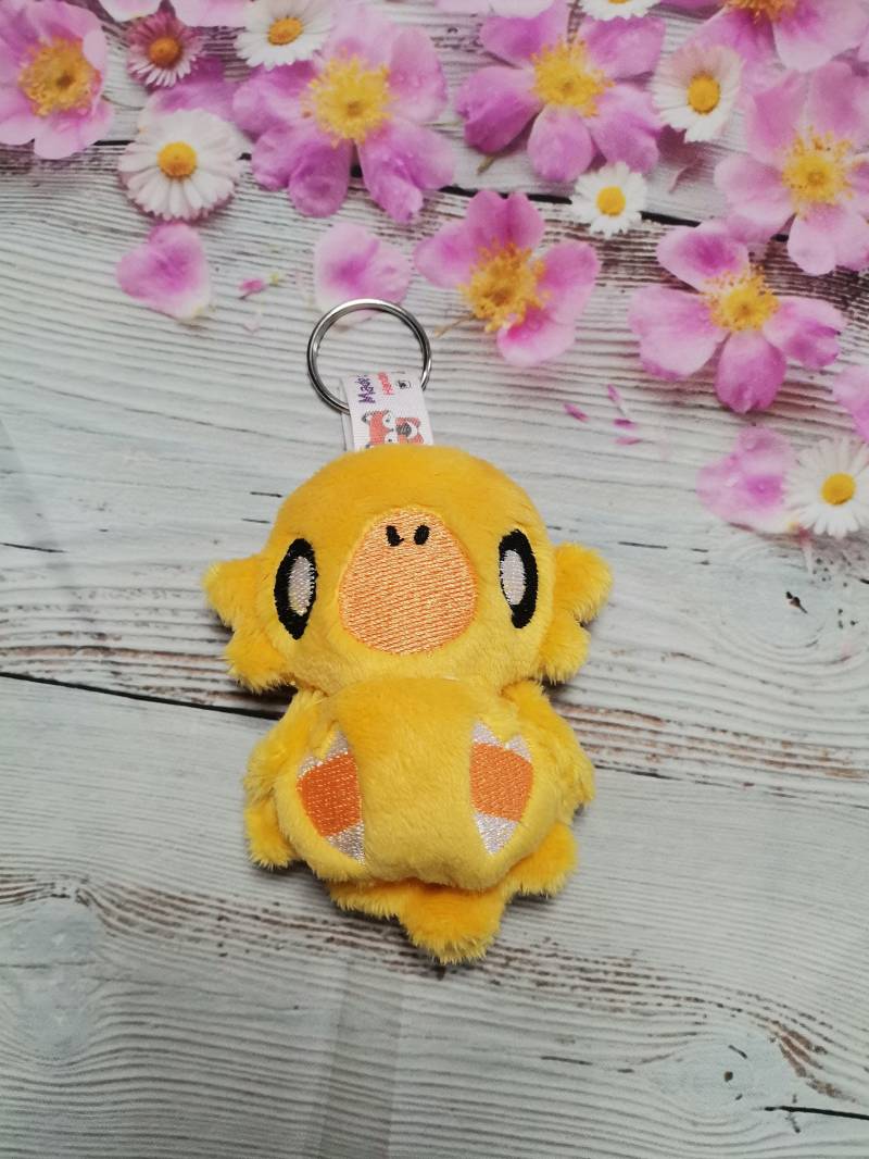 Yellow Bird Chocobo Keychain Plush von CookiesPlushWorld