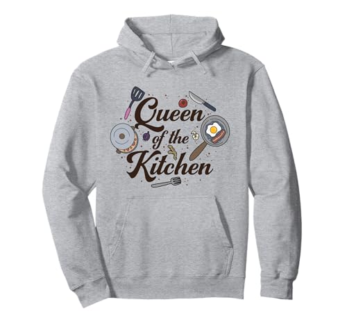 Königin der Küche, Kochen, Frauen, lustig, Koch, kulinarisch Pullover Hoodie von Cooking Lover Gifts by Art Like Wow