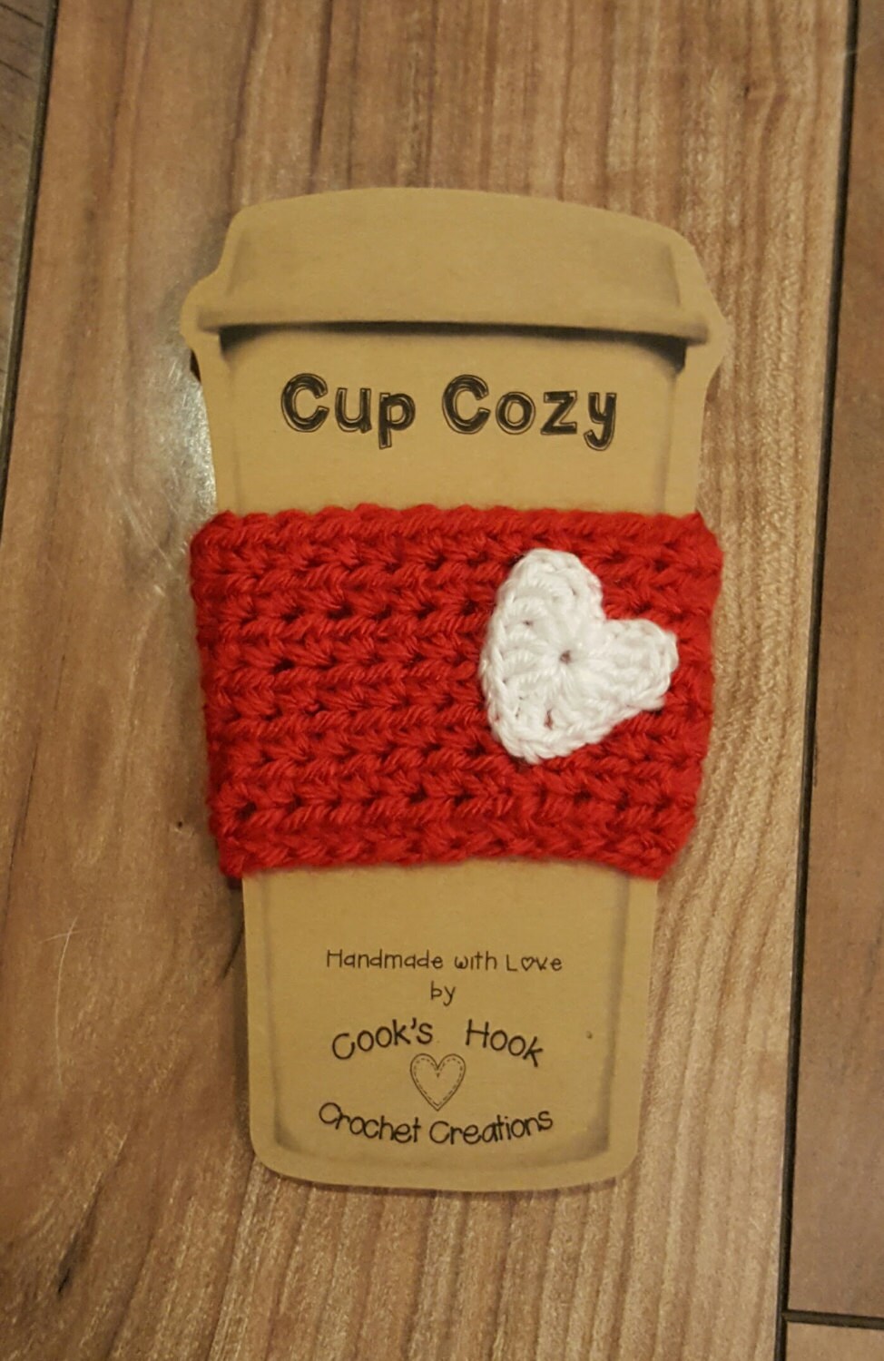 Gehäkelte Tasse Cozy Gehäkelte Tasse Cozy von CooksHookCrochet