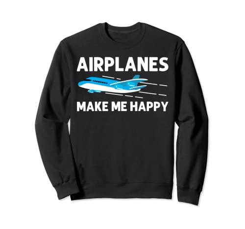 Lustiges Flugzeug für Herren und Damen, Captain Aviation Flugzeugmotor Sweatshirt von Cool Airplane Pilot Gifts Aircraft Mechanic Stuff