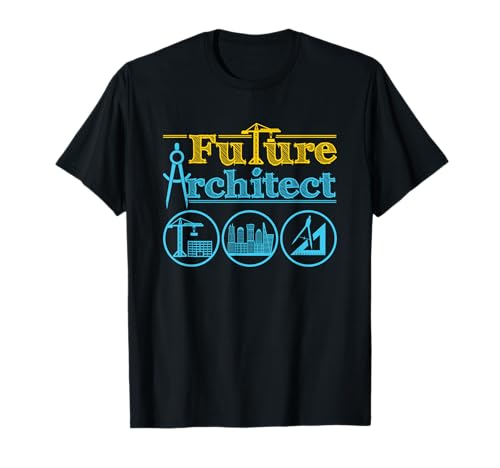 Zukünftiger Architekt Netter Architekturkarriere Junge Mädchen T-Shirt Zukünftiger Architekt Netter Architekturkarriere Junge Mädchen T-Shirt von Cool Architectural Building Design Gifts