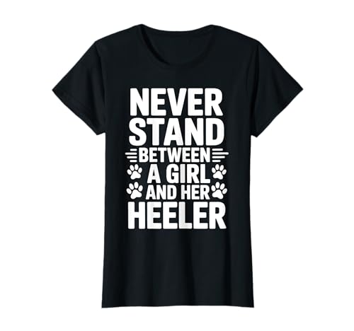 Heeler Australian Cattle Dog Lustiger Heeler für Mädchen T-Shirt von Cool Australian Cattle Dog Funny Heeler Design
