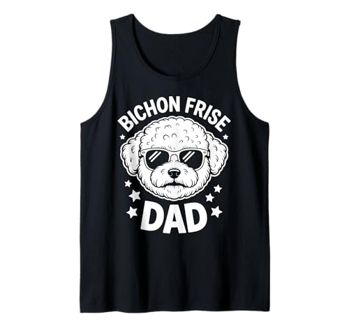 Herren Bichon Frise Dad Funny Bichon Frisé Tank Top Herren Bichon Frise Dad Funny Bichon Frisé Tank Top von Cool Bichon Frise Funny Bichon Frise Dad Design