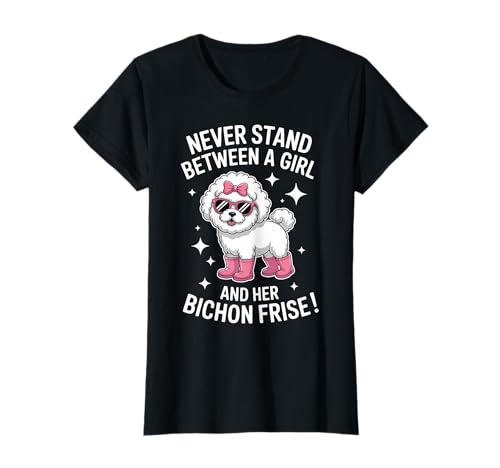 Bichon Frise Girl Funny Bichon Frisé T-Shirt von Cool Bichon Frise Funny Bichon Frise Girl Design