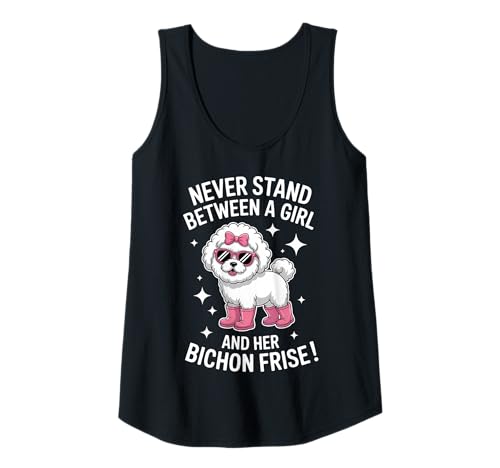 Damen Bichon Frise Girl Funny Bichon Frisé Tank Top von Cool Bichon Frise Funny Bichon Frise Girl Design