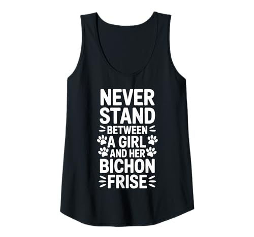 Damen Bichon Frise Girl Funny Bichon Frisé Tank Top Damen Bichon Frise Girl Funny Bichon Frisé Tank Top von Cool Bichon Frise Funny Bichon Frise Girl Designs